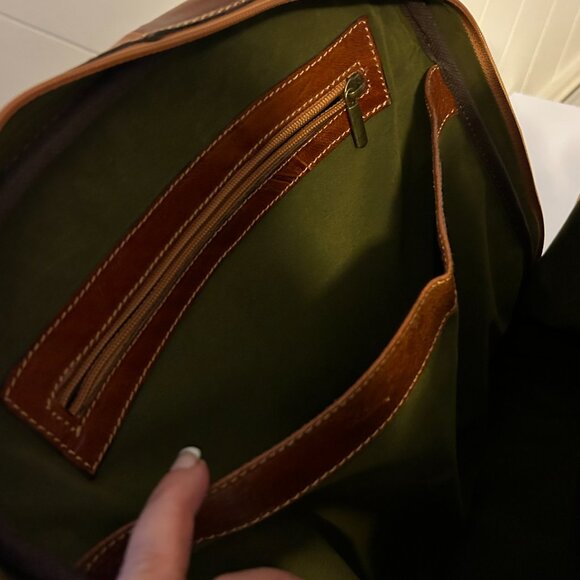 Leather laptop back pack - Picture 6 of 11